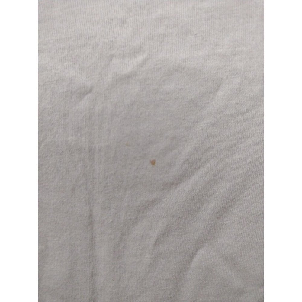 Air Jordan 3/4 Sleeve Pullover T-Shirt Short White Red Cotton Size XL Men's - Picture 2 of 11